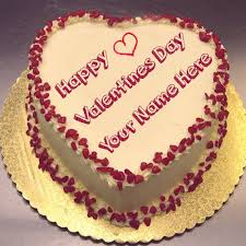 I love you bday girl. Valentines Day Love Heart Cake Dp Name Pictures Create Cake Photo
