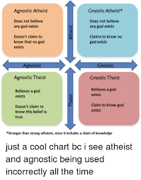 Agnostic Atheist Gnostic Atheist Does Not Believe Any God