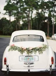 See Orange Blossoms Florals And Event Styling On Weddingwire Vintage Car Wedding Vintage Wedding Car Decoration Wedding Car Decorations