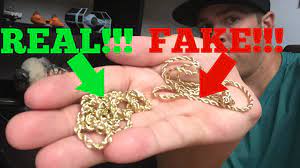 Real gold is not magnetic, but many other metals are. How To Spot Fake Gold Youtube