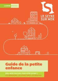 Guide Petite Enfance Ok Indd La Seyne Sur Mer