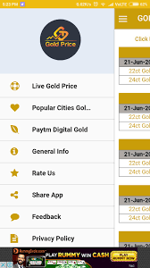 Live gold price today in india and 1 gram gold rate today by moneycontrol.com. Live Gold Price For Android Apk Download