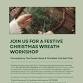Flower shed and Black Cat Wreath workshop event image