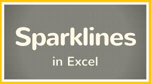 excel tutorial on how to use sparklines in excel these mini