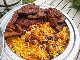 Kabuli palaw is made by cooking basmati with mutton, lamb, beef or chicken, and oil. Kabuli Palaw In Artisan Tandoor