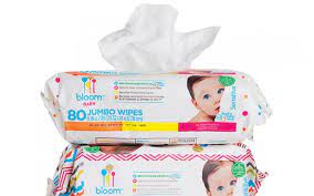 Amazon Com Baby Wipes By Bloom Baby Unscented For Sensitive Skin Formulated For Diaper Area Water Based Infused With Plant Derived Vitamins Hypoallergenic Textured Thick 8 X7 Wipes 640 Count Everything Else