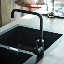 black kitchen taps, black kitchen sink