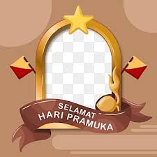 Berdasarkan surat keputusan kwartir nasional gerakan pramuka nomor 027 tahun 2021 telah ditetapkan logo resmi. Golden Frame Selamat Hari Pramuka Twibbon With Semaphore Flag Golden Frame Twibbon Pramuka Twibbon Hari Pramuka Png Transparent Clipart Image And Psd File Fo In 2021 Frame Template Prints For Sale Semaphore