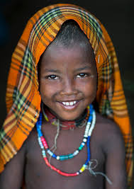 Erbore Tribe Girl, Weito, Omo Valley, Ethiopia