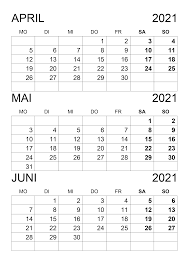 Kalenderblatt mai 2020 es ist zeit das kalenderblatt für den mai 2020 zu zeigen. Kalender April Mai Juni 2021 Kalender Su