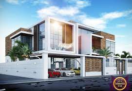 With a distance of just 5 km from the city center and 7 km from the nearest beach it's a perfect location for those who wants the feeling of a countryside and the urban connectivity at the same time. Modern Luxury Villa Exterior Design House Plans 104301