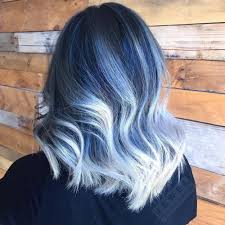 Sandy blonde hair is quite a rich shade of blonde with a subtle warmth. Gimme The Blues Bold Blue Highlight Hairstyles