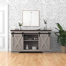 Authorized online retaile · name brands · new styles & finishes Amazon Com Winsoon 7ft Super Mini Barn Door Hardware Kit For Sliding Double Doors Small Tv Stands Wardrobe Cabinets I Shape Hanger 7ft Double Doors Kit Home Improvement