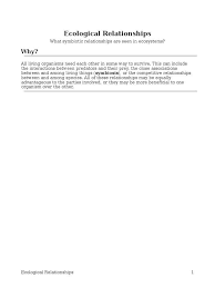 Ecological Relationships Worksheet Answers 17 Ecological Relationships S Pogil 23 Rennel In 2020 Relationship Worksheets Worksheet Template Worksheets
