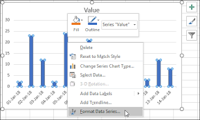 removing gaps between bars in an excel chart