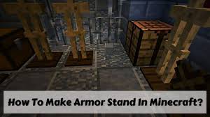Stone slab minecraft armor stand recipe. How To Make Armor Stand In Minecraft Geekyflow