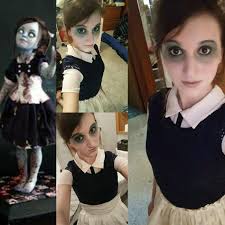 Bioshock Little Sister Cosplay Bioshock Little Sister Cosplay Makeup Attempt 1 Little Sister Cosplay Cosplay Makeup Little Sisters