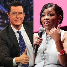 Best - "SHOCKING TWIST: AFTER THE LATE SHOW CANCELLATION, STEPHEN COLBERT  TEAMS UP WITH JASMINE CROCKETT FOR EXPLOSIVE NEW SHOW—IS THIS THE FUTURE OF  LATE-NIGHT TV?" In a jaw-dropping turn of events,