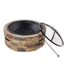 Home depot designed fire pit uses 72 rumble stones, 36 large and 36 smaller plus the steel insert. Pin On Garden Dreams