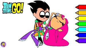 Home / super heroes / teen titans go. Teen Titans Go Coloring Book Starfire And Robin Coloring Page Teen Titans Robin X Starfire Youtube