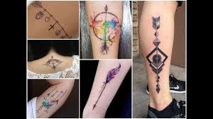 Watercolor tattoos are not only stunning but has some element of intricacy in lines with a complex mixture of colors that makes the design to be quite inspiring. 50 Cute Arrow Tattoo Designs Ideas Youtube