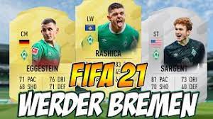 Jani serra of germany u21 celebrates with teammate johannes eggestein after. Fifa 21 Werder Bremen Ratings Prediction Bundesliga Youtube
