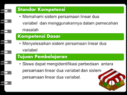 Misal a, b adalah bilangan real, dengan a ≠ 0. Sistem Persamaan Linear Dua Variabel Spldv Pembelajaran Kreatif Ppt