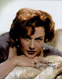 Actor Nicole Maurey Signed 10x8 Vintage Colour Photo. Nicole Maurey, 20  December 1925 11 March