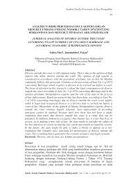 Pdf Analisis Yuridis Perceraian Di Luar Pengadilan Menurut Undang Undang Nomor 1 Tahun 1974 Tentang Perkawinan Dan Menurut Pendapat Ahli Fikih Islam