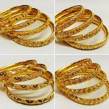22k Bahrain Bangles Bangles Gold Bangles Women Rings