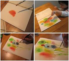 Bookhoucraftprojects Project 12 Water Colour Flowers Art Classroom Kindergarten Art Art Lessons