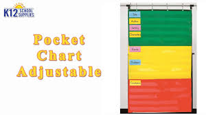 Pocket Chart Adjustable 34x60 Cd 5642