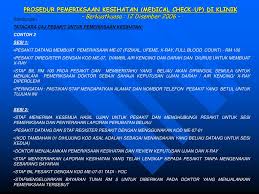 Program pemeriksaan kesihatan di baitul ehsan dikendalikan oleh 4 orang doktor secara sukarela iaitu dr. Pemeriksaan Kesihatan Ppt Download