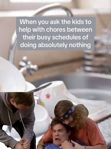 My Kids When Asking to Do The Bare Min Chores | TikTok