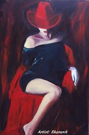 Black And Red Paintings Easy Pin On Home Decor