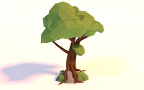 Low Poly Tree 3d Model Turbosquid 1226851 Low Poly Models Low Poly Low Poly Art