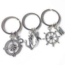 Amazon Com 3 Best Friend Keychain 3 Best Friend Gift 3 Best Friends Nautical Keychain Nautical Key Chain Best Friends 3 Handmade