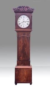 These grandfather clocks feature long, slender bodies and can be up to 99 inches tall. Antiques Atlas Small Antique Mahogany Irish Grandfather Clock