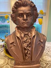 Vintage Belwin 16” Beethoven Bust 1968