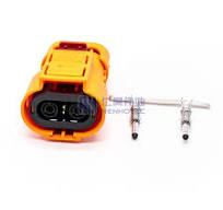 High Voltage 70A Plug 2Pin 10mm2 Z Key Straight for HV Cables