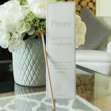 I really love the detail in the glass jar. Peony Pack Of 10 Fragrance Sticks Qvc Uk