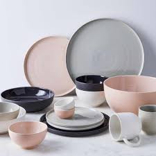 West elm, center stripe woven napkin little bowls and cast iron pan: The 8 Best Dinnerware Sets Of 2021