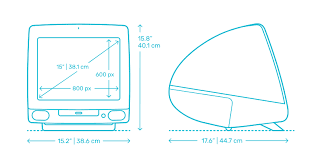 La mayor selección de imac g3 a los precios más asequibles está en ebay. Apple Imac G3 1998 Dimensions Drawings Dimensions Com