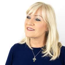 Silver Connemara Marble Celtic Knot Cross…