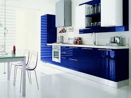 S p e 3 4 o n s w o 8 a f r y k o m e d. Modern Cobalt Blue Lacquered Kitchen Cabinets Image Via Quaker Rose Materials Lapis Blue Kitchen Cabinets Blue Kitchen Designs Blue Kitchen Interior