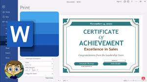Cara membuat sertifikat di microsoft word. Creating A Certificate In Microsoft Word Youtube