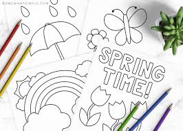 Get your free printable spring coloring pages at allkidsnetwork.com. Free Printable Coloring Pages Somewhat Simple