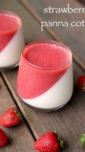 Recette De Panna Cotta Aux Fraises Panna Cotta Rezept Dessert Panna Cotta