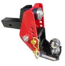 You can flip the double ball over, change the drop to a rise, or adjust the height of the drop all by simply removing the hitch pin many optional ball combinations available including: Shocker Impact Cushioned Drop Ball Mount Up To 7 1 2 Of Drop Shocker Hitch