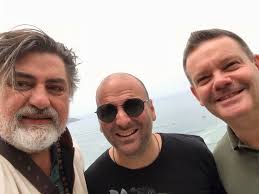 Matt, Gary and George Cook for India in world's longest cooking demo